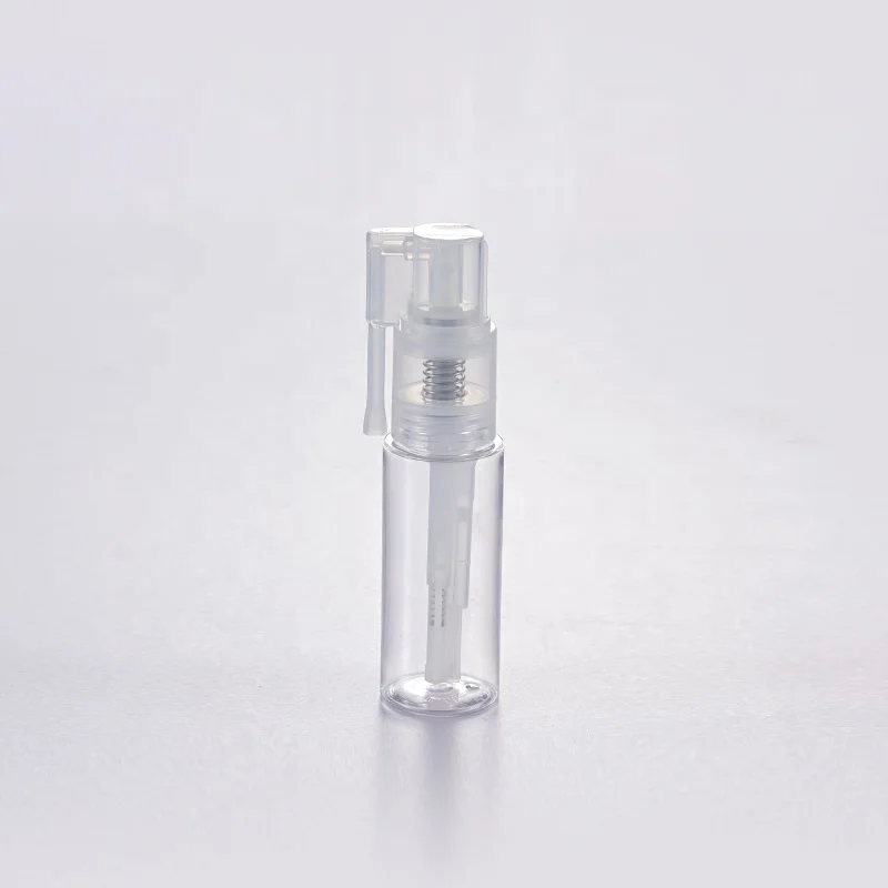 In stock 14ml/18ml/25ml/35ml/50ml/60ml PET food grade plastic powder spray pump bottle with locking nozzle