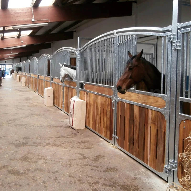 Wood Riding Equipment Interior Wall Horse Box Stable Barns Stall Panels Internal Horse Stall Stables