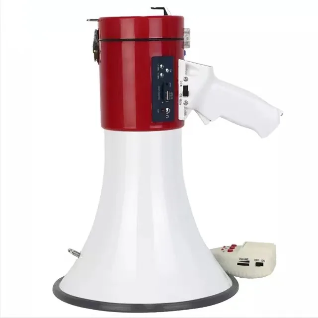 Factory outlet megaphone  ABS Support usb/bluetooth Portable 50W Speakers megaphone