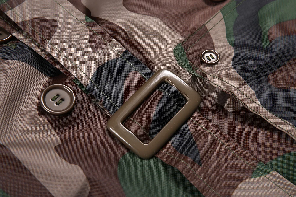 XINXING Waterproof Windproof Nylon Fabric PVC Coating Long Sleeve Overcoat Outdoor Duty Tactical Camo Rain Cape Poncho