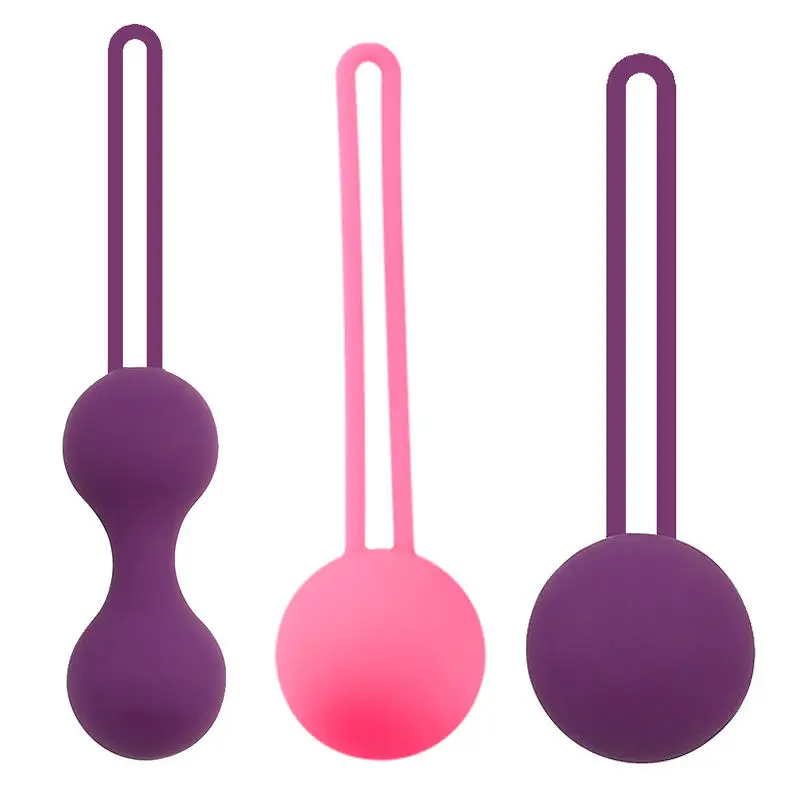 New Product Body-safe Silicone Portable Squeeze Kegel Ben Wa Silicone Smart Love Balls