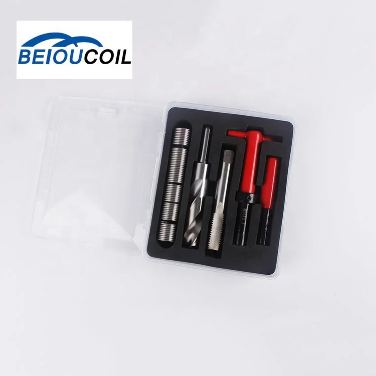 Exquisite workmanship 6pcs thread insert repair single tools kit M16 3/8 thread insert thread repair tools kit hand tool set