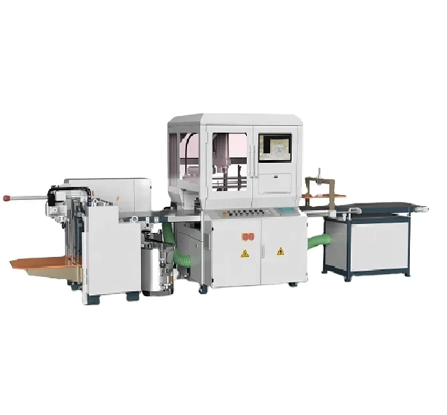 Gluing and Spotter HM-600E Automatic Gluing and Spotter Machine   rigid box making machine