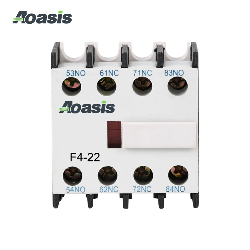 Auxiliary contactor block F4-20,F4-11,F4-02,F4-40,F4-31,F4-22,F4-13,F4-03 Auxillary contact