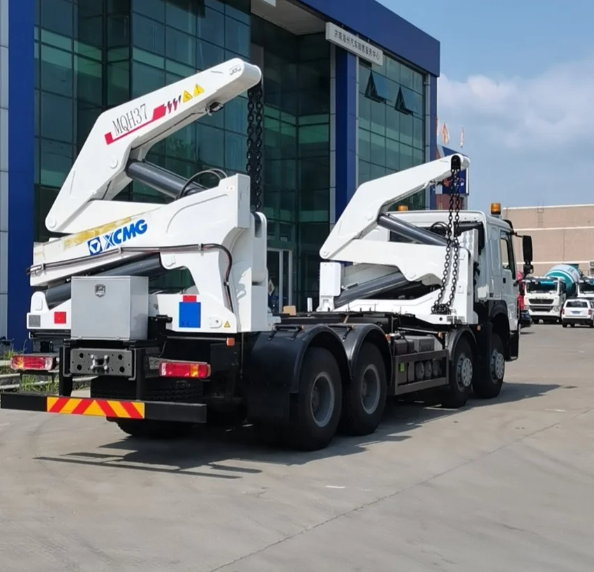 3 оси 40ft Контейнер боковой погрузчик полуприцеп для