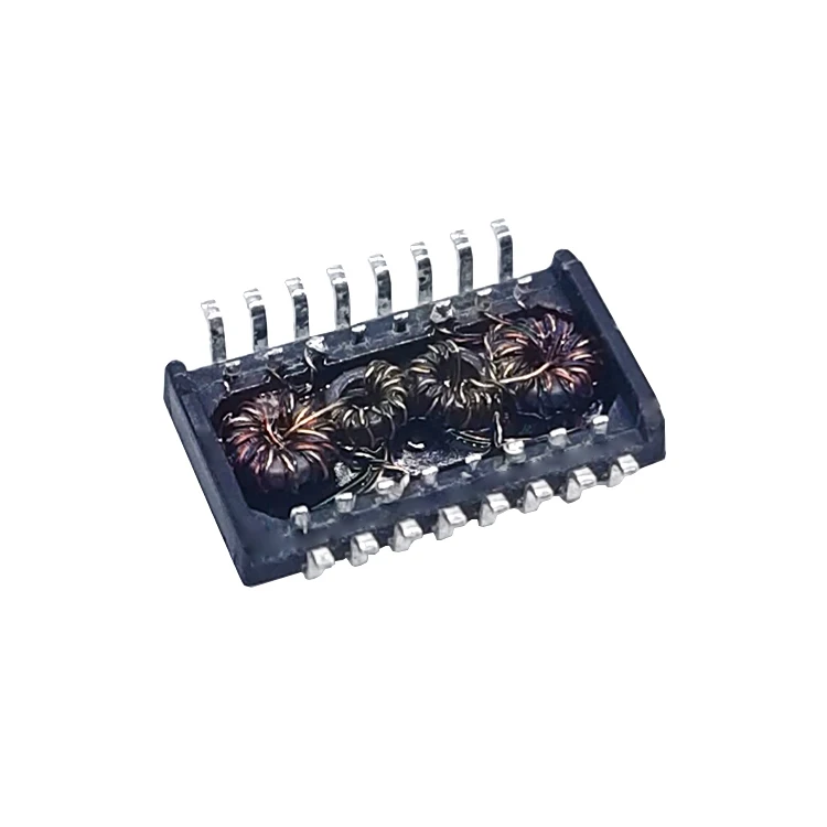 KH1608PR 100BASE-TX ultra-thin network transformer 100M Ethernet filter 16PIN SMD
