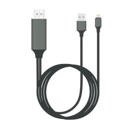 Lightning To HDMI Cable HDTV TV Digital MHL cable AV Adapter 2M USB HDMI 1080P Smart Converter Cable For Apple TV For IPhone HD