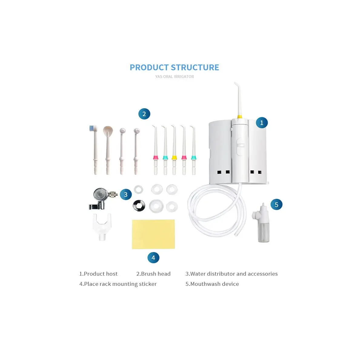 Factory New Faucet connect Manual Dental Oral Hygiene Irrigator Jet Teeth Cleaner Water Flosser
