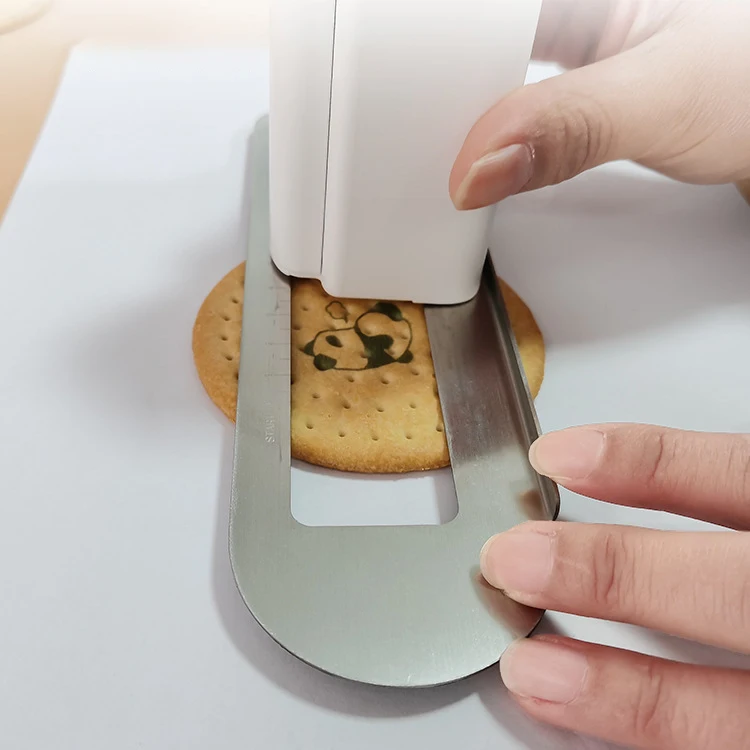 Mini Handheld Food Printer Edible Ink Portable Inkjet Pen Print Custom DIY Bread Coffee Fruit Cookies Latter Printing Printers