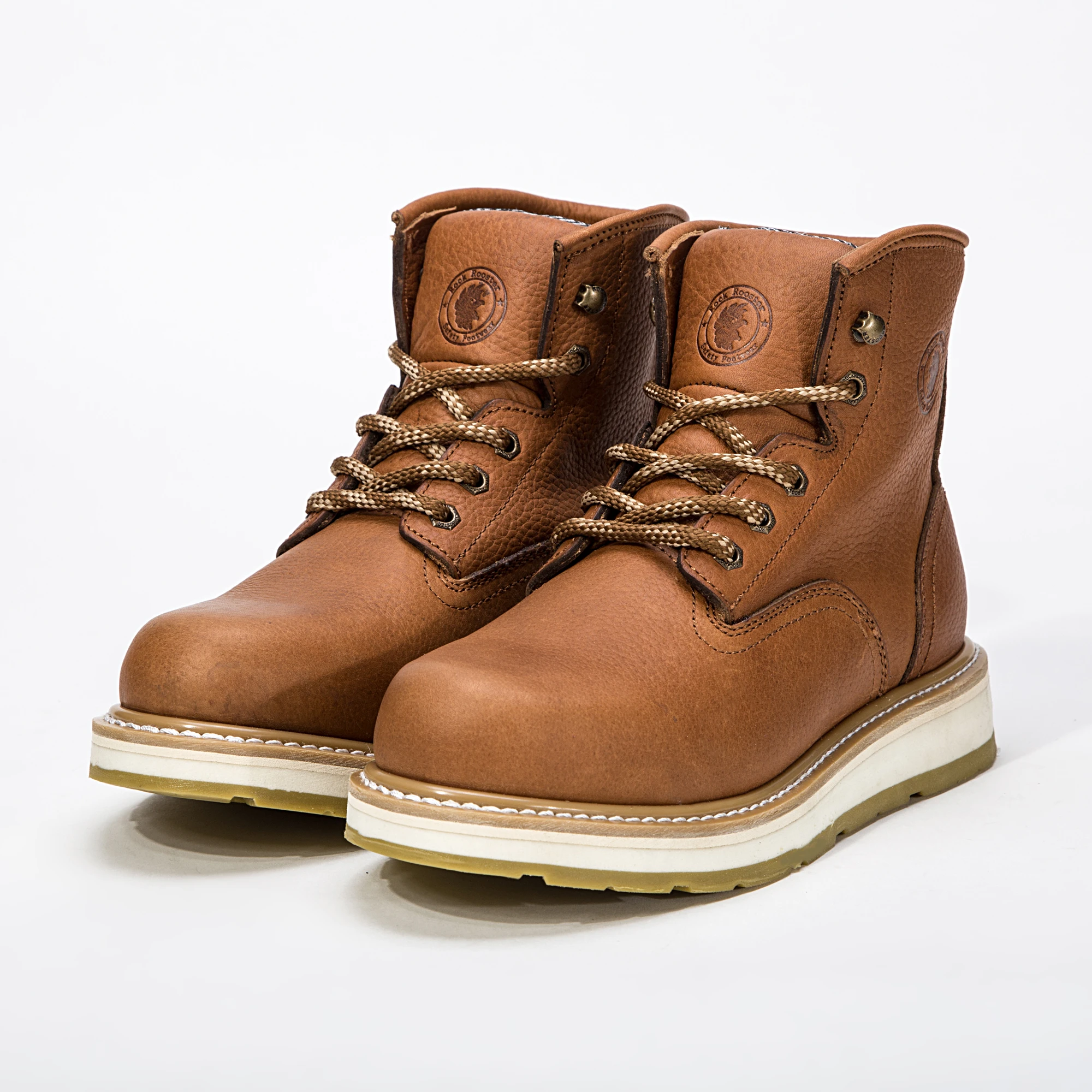 RockRooster Fashion Safety Boot 18KV PU Waterproof Rain Boot Stitched Rubber Sole TPR Industrial Brand