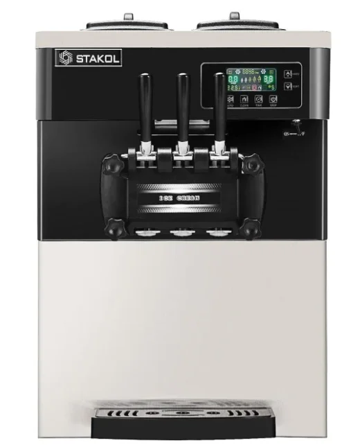 Ice Cream Freezer Compressor Refrigeration Stainless Steel Machine Ice Cream Professional