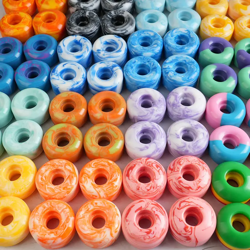 High Quality Pro Skateboard Wheels 50mm 51mm 52mm 53mm 54mm 58mm 100a 101a 102a 55D 57D Custom Skate Board Wheel with Logo