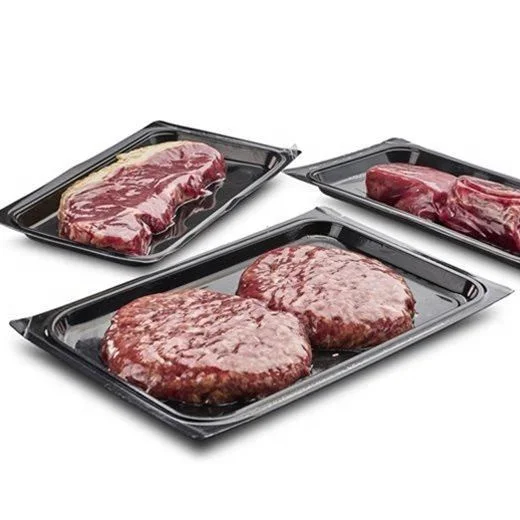 Hot Sale Customize Vacuum Map Meat Tray Skin Packaging Fresh Food Packaging