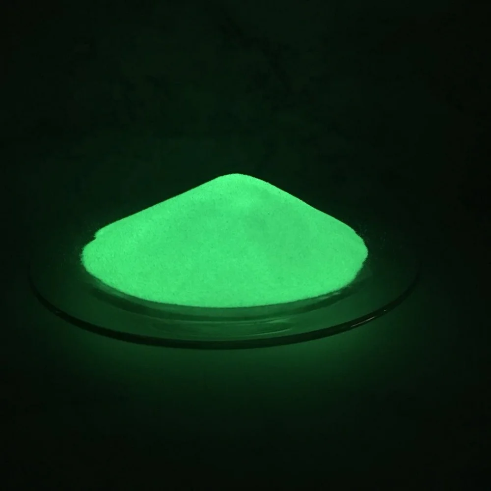 
Chinese Factory Direct Selling Yellow-green Glow in the Dark Powder JPG-386 for Injection Molding / No Harm to Human Body 