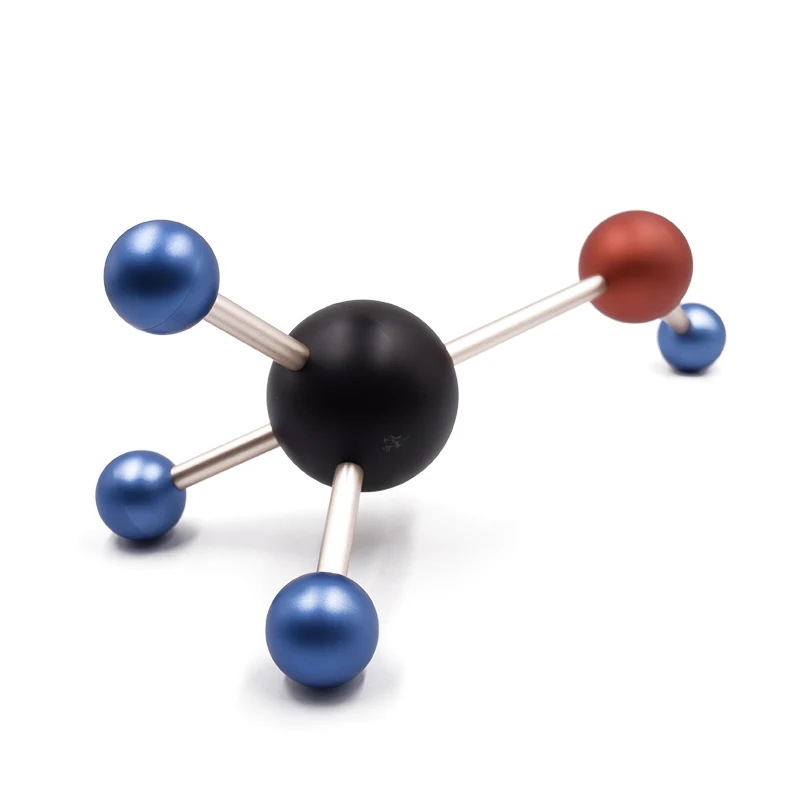 Modern Light Luxury Metal Electroplated Colorful Molecular Decoration Chemistry Teaching Model