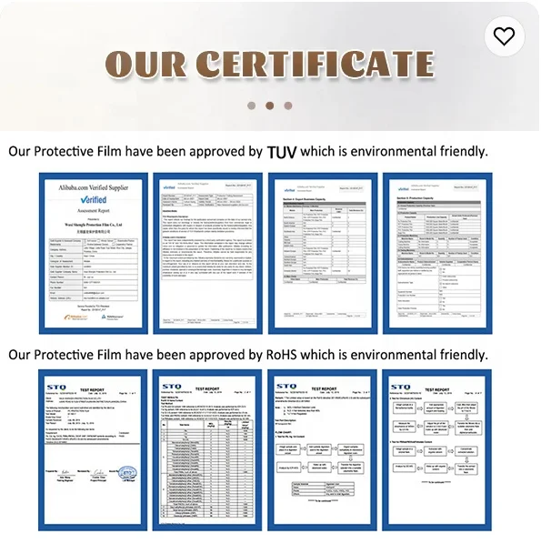 Wuxi ShengFa Pe Black White Protective Film For Aluminum Profiles