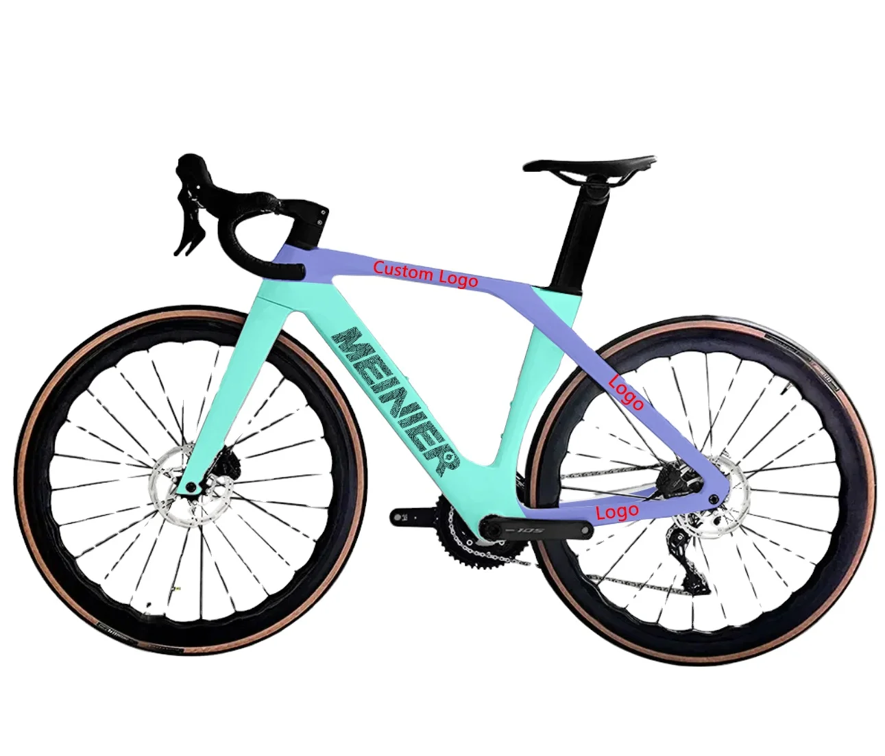 Complete Bicycle Road Bike 24 Speed Cycling T800 Carbon Fiber Disc Brake Road Bike Shimano R7120