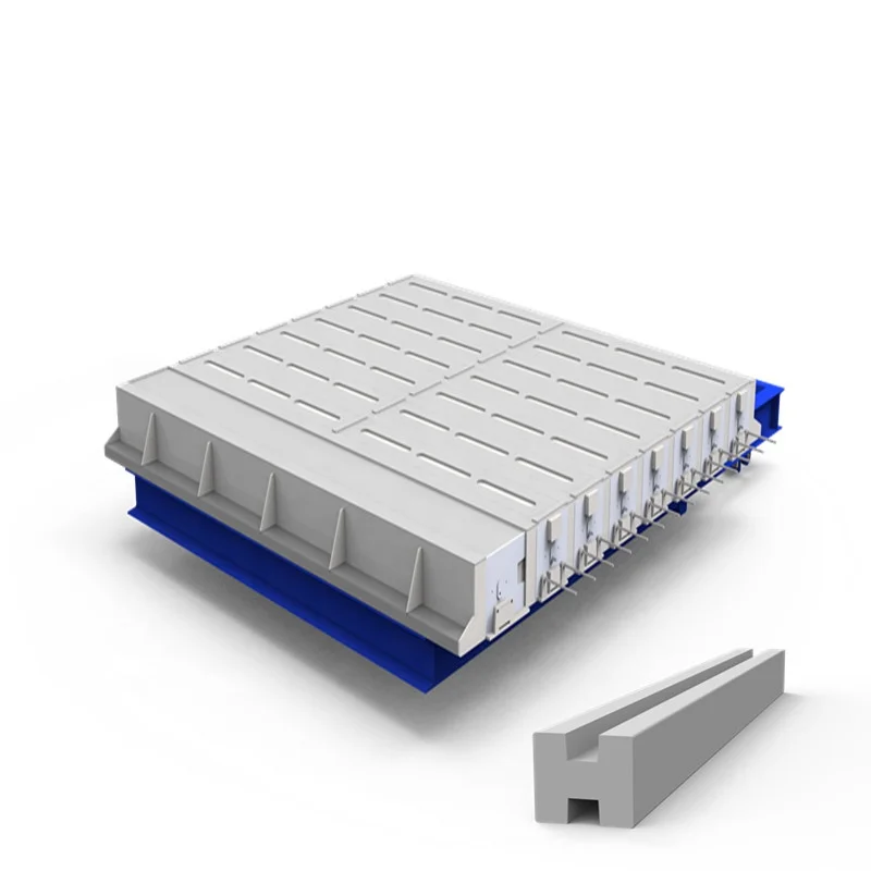 LIBO Machinery Precast Boundary Wall Mould Concrete H Shape Column Post Making Machine