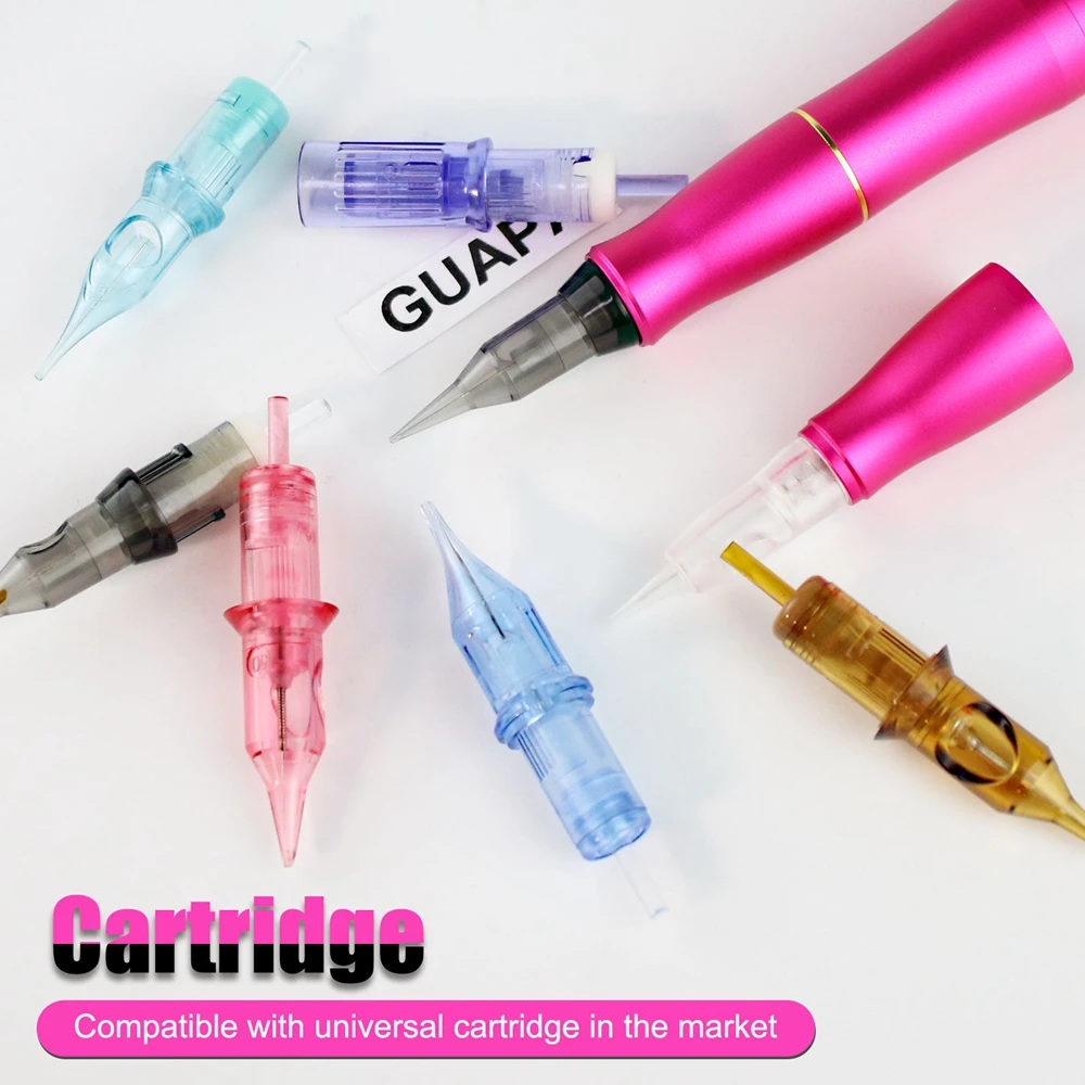 Newest Coreless Motor 2 in 1 Permanent Makeup Tattoo Machine  Rotary Tattoo Machine Pen Back up Battery