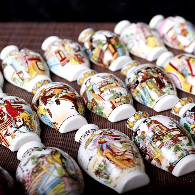 Китайский древний стиль керамическая ваза на заказ 3d магнит холодильник