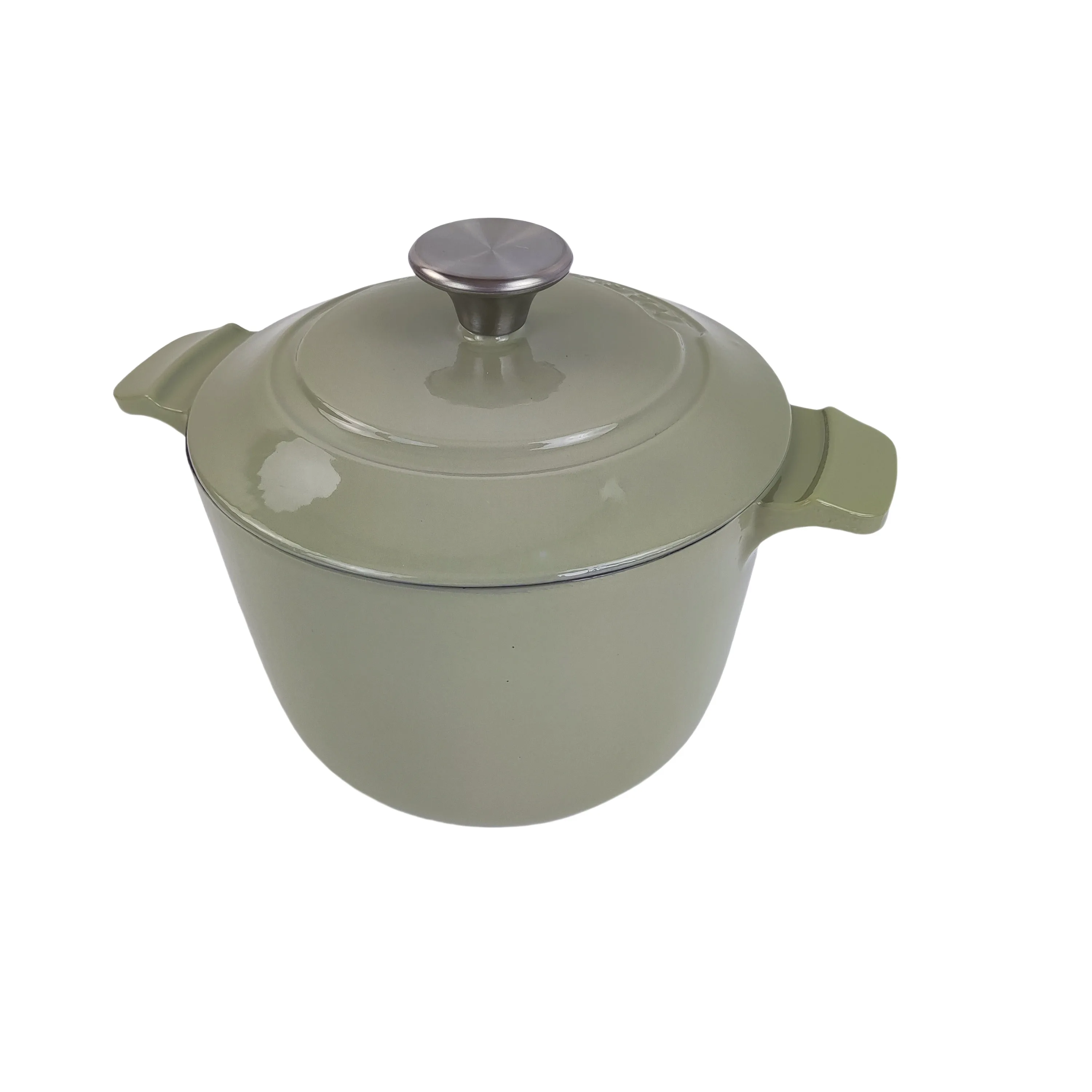 Pre-seasoned Non-stick Kitchenware Cooker Dutch Oven Cocotte Casserole Enamel Cast Iron Stew Pot For Cooking And Braising
