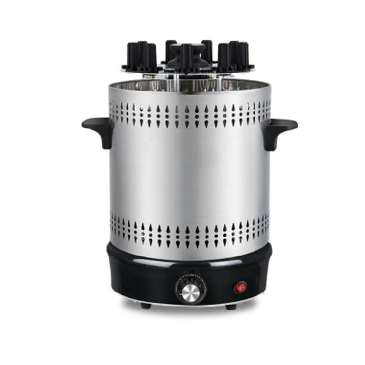 small portable 8 Skewers bbq barbecue chicken vertical grill electric machine oven motor rotating rotisseries