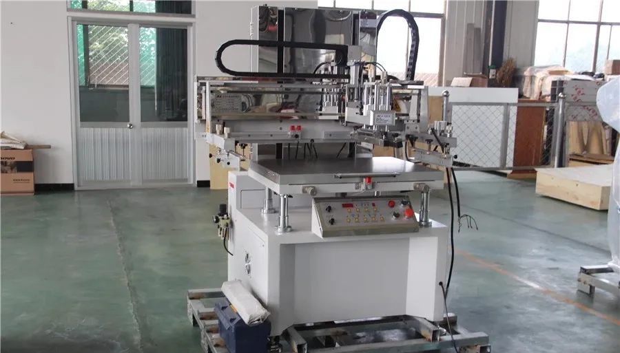 High Precision Double Platform 35 X 50 Flat Automatic China Vertical Screen Printing Machine