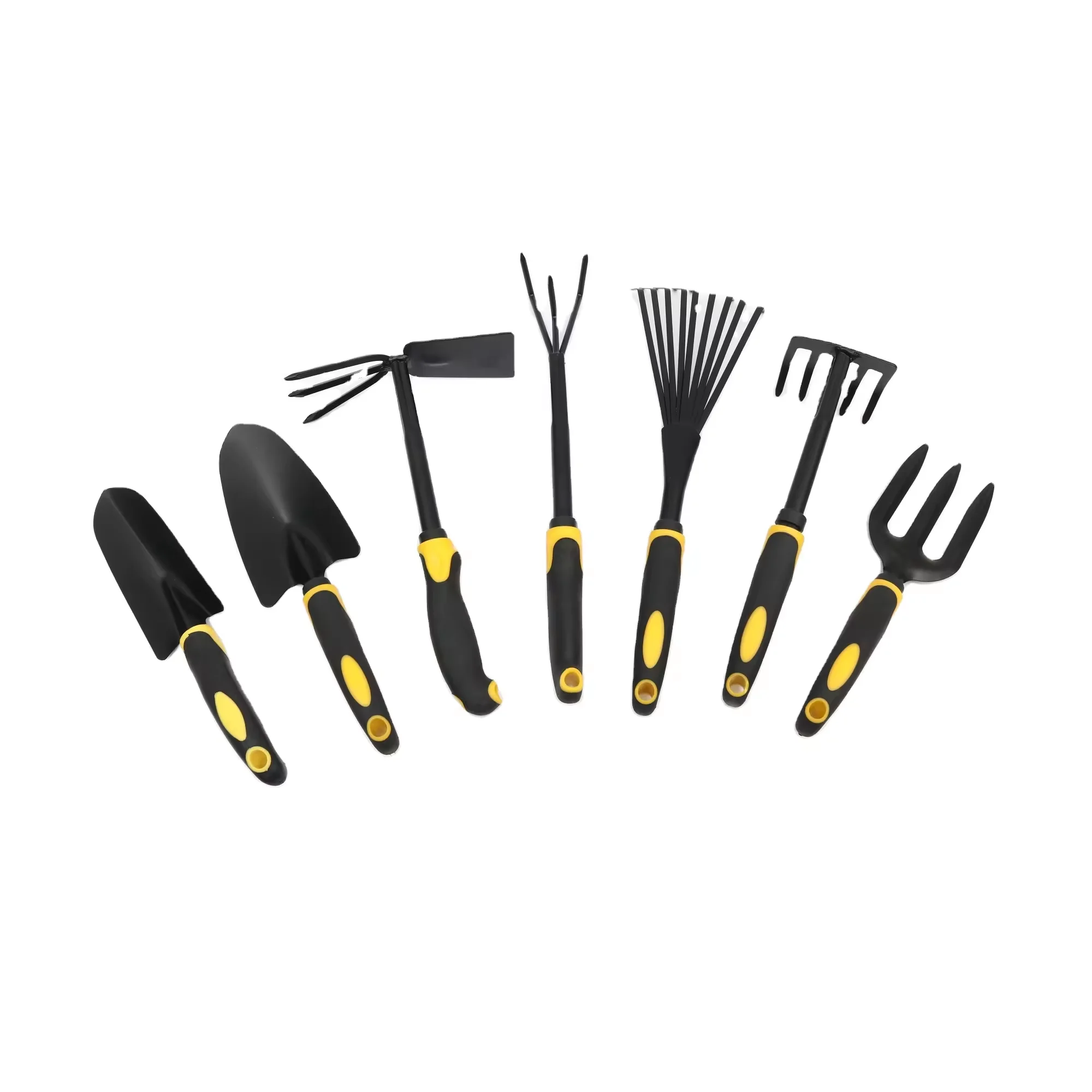 Eco Friendly Garden Succulent Plant Hand Tools Set Potted Digging Tool Kit Iron Shovel Rake Fork Hoe Claw With Plastic Handle