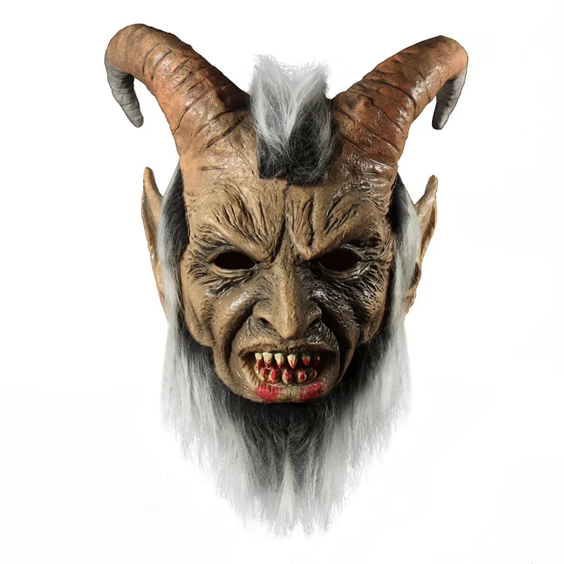 Lucifer Face Mask Devil Cosplay Masks Anime Mascaras Halloween Demon Latex Masques Terror Costumes Props Masquerade Helmets