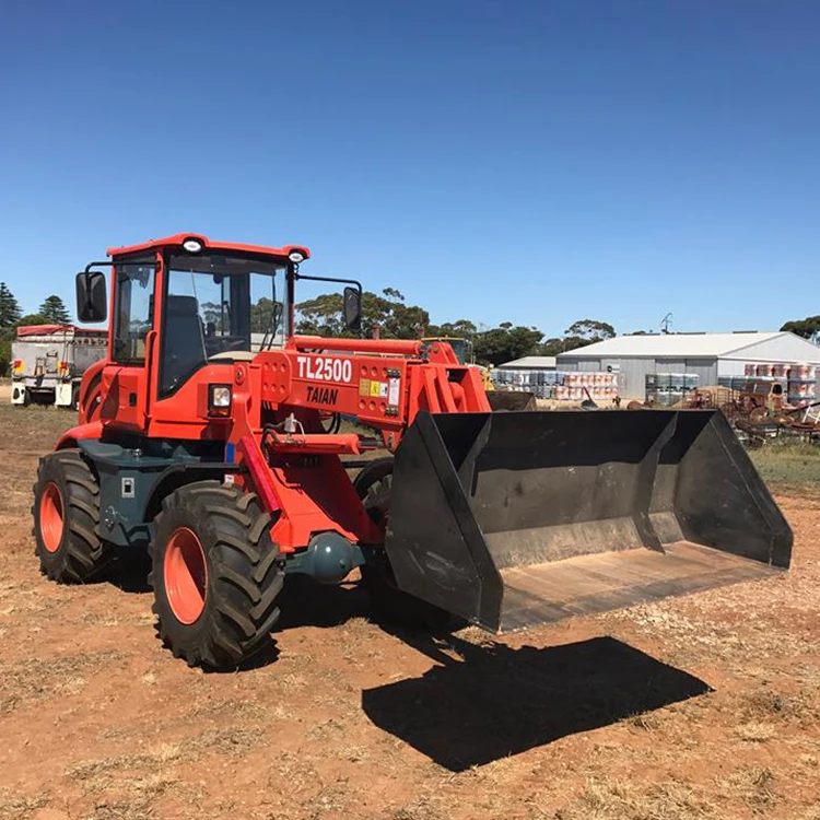 New Designed 2.5ton Front End Wheel Loader TL2500 With 16/70-24 Otr Tyres