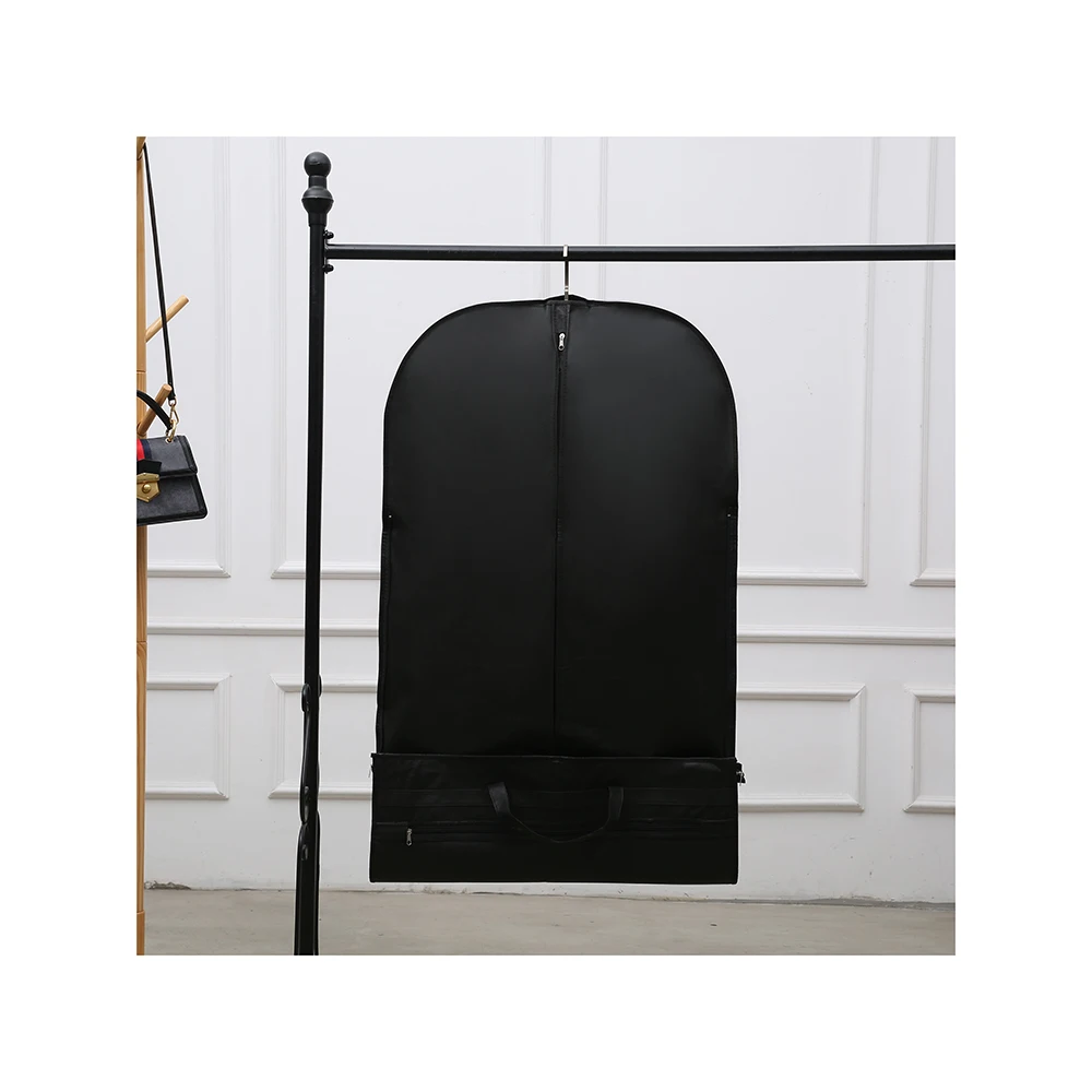 Hot Sale Solid Color Garment Bag With zipper clothes bag Durable And Eco Friendly non woven garment bags dress cover