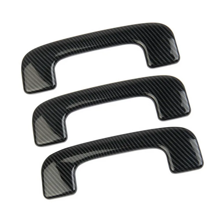 For 2022  ford maverick , car Carbon Fiber Roof Grab Handle Cover Trims interior decoration Accessories