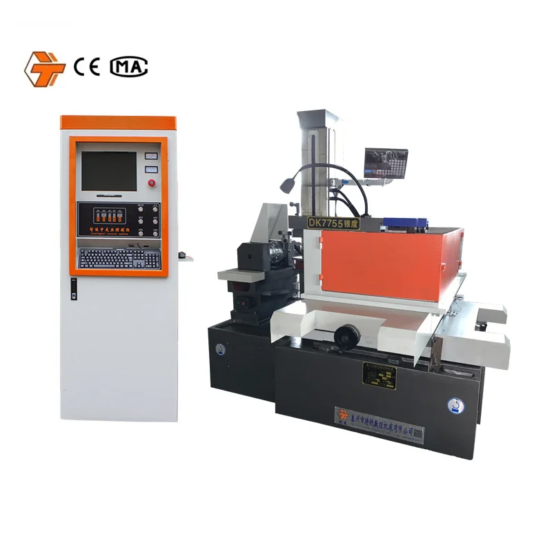 New Design Low Price DK7755 Integrated High Accuracy Big Taper Wire Cut Edm Machine Molybdenum Wire Cutting Machine