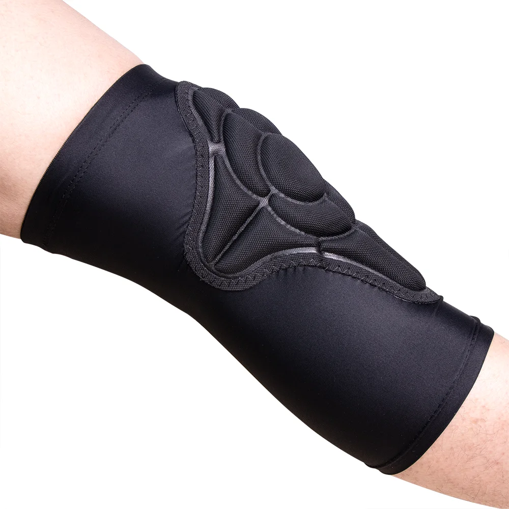 Custom adjustable power leg guard compression sleeve knee pad support braces