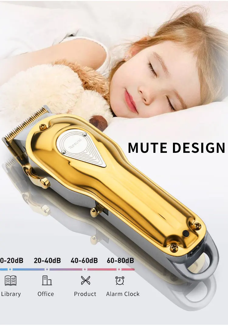 
Best Quality Hair Clipper Professional Electric Hair Trimmer for Men Cordless Hair Clippers for Stylists and Barbers 