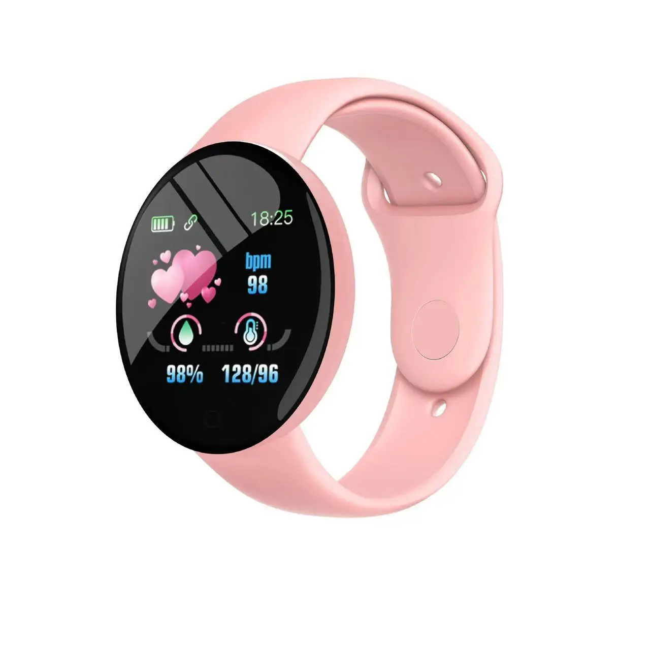 D18 Smart Watch Men Women Smartwatch Digital Watches Sports Fitness Tracker Watch Blood Pressure Waterproof Shenzhen Rubber