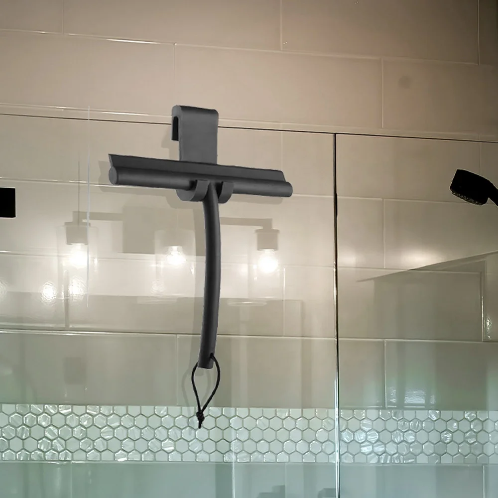 Бытовые инструменты и аксессуары для мытья окон Raam Douche Wisser черный силиконовый скребок