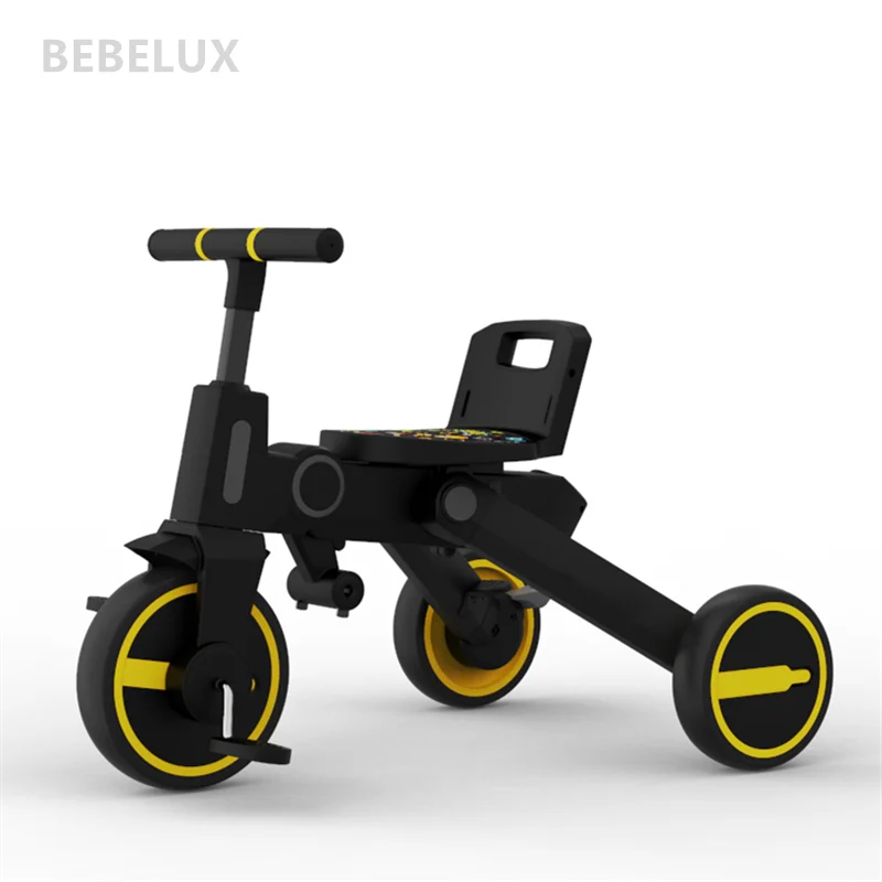BEBELUX lower price kids push along trike for children / 4 in 1 baby tricycle for toddler / tricycle kid bike with best quality