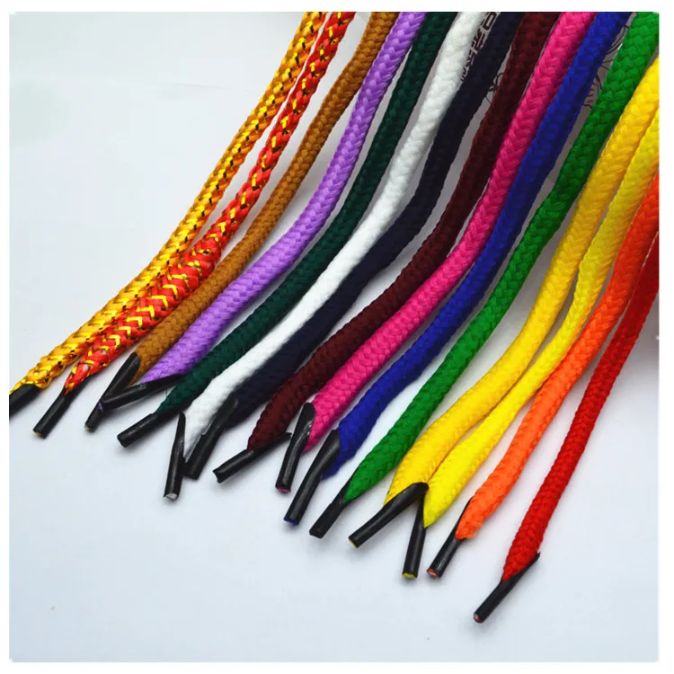 color polyester /pp/ cotton hand rope with plastic barb end paper bag rope handle