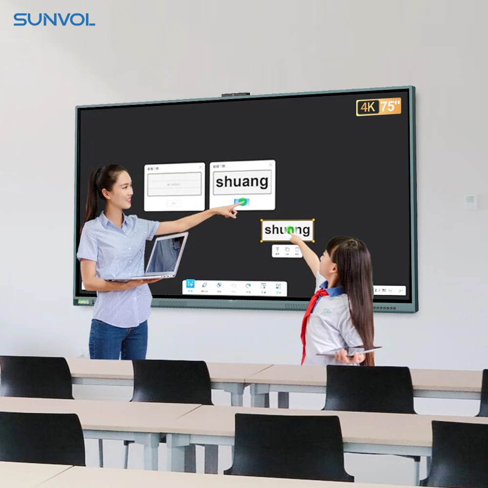 65 75inch ODM/OEM china interactive whiteboard digital board for business or classroom