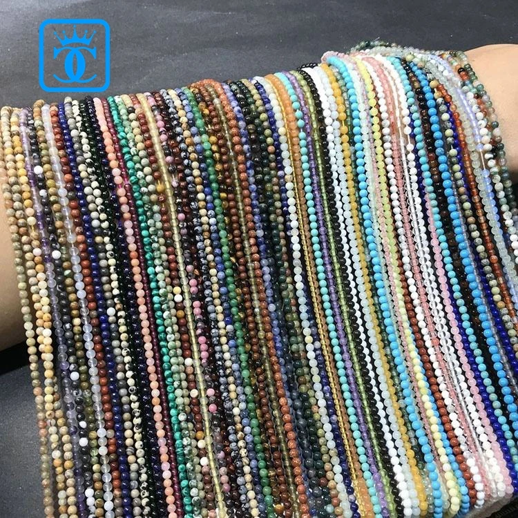 100 Options 4mm Natural Gemstone Round Smooth Beads Healing Genuine Loose Stone Beads For Jewelry Making