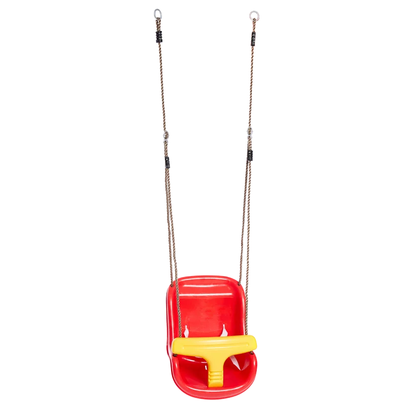 
Factory Directly Price Plastic Toddler Bucket Swing Chair with Hanging Rope 