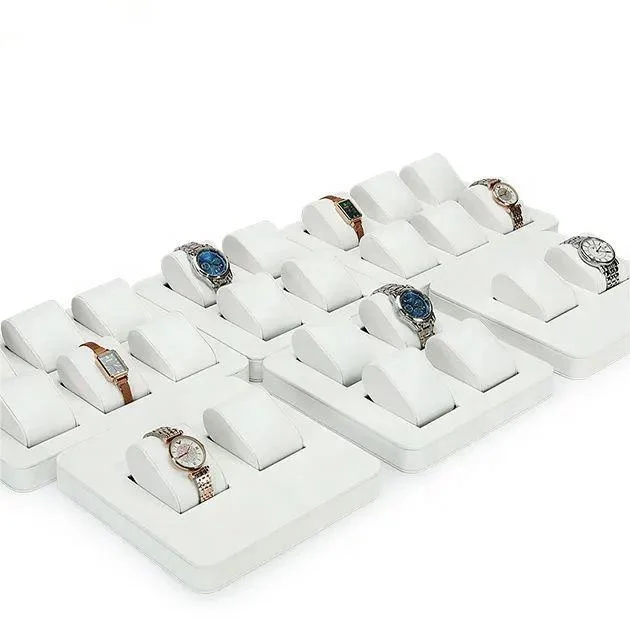 VANLOCY Watch Stand Leather Watch Jewelry Bangle Display Stand Holder metal Base watch display stand design