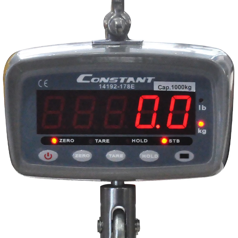 constant-178E High quality lAccuracy and  1T Rated Load electronic hoist scale Industrial hanging scale wireless remote control