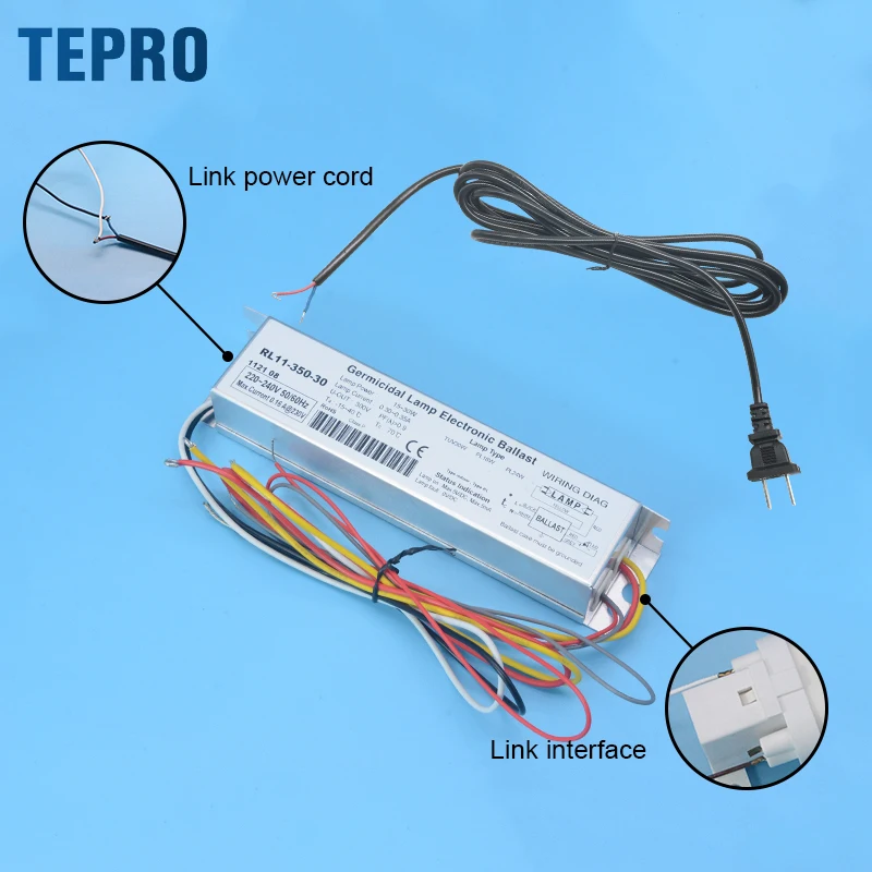 CUH24L/G32Q китайская ультрафиолетовая лампа в форме буквы H фильтр для воды УФ-лампа 165 мм 217 317 410 УФ-лампы