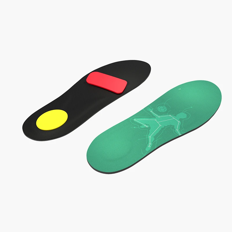 PVC Vibration Reduation Pes Planus Plastazote Insole Plastic Mesh Insoles Custom Orthotic Insole
