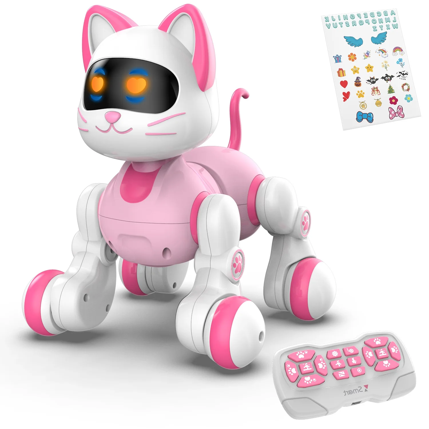 kids educational rechargeable electric dancing interactive programable intelligent remote control robot cat