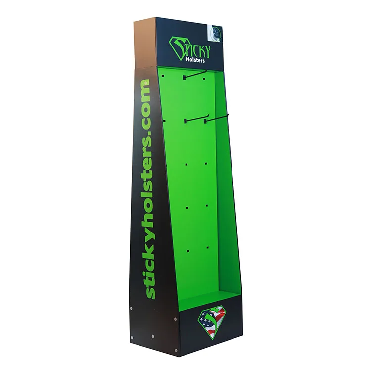 Bespoke POS Point of Sale Cardboard Hook Display Rack For mobile Phone Accessories