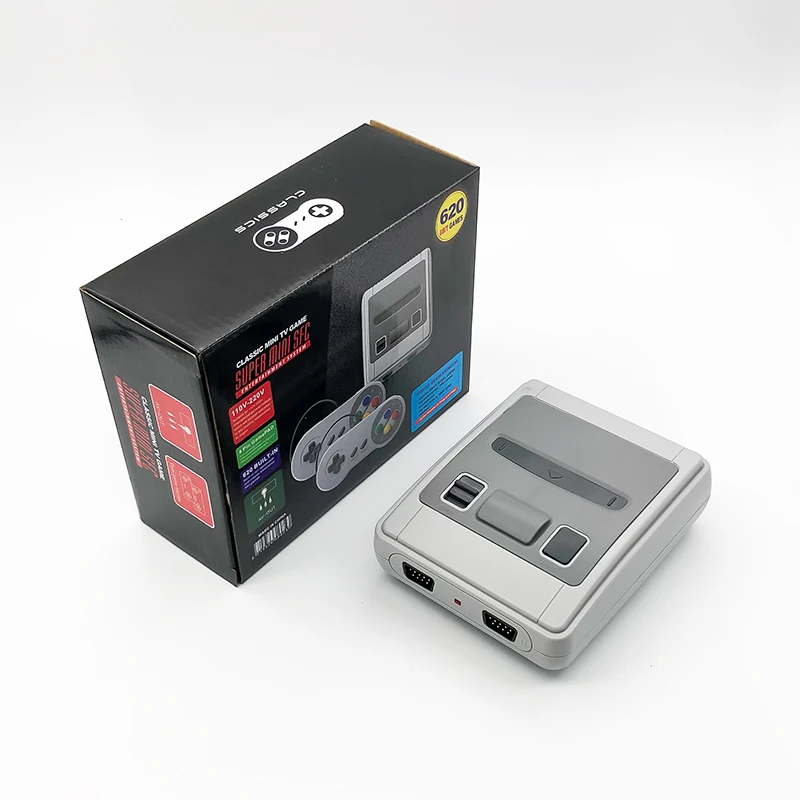factory wholesale 620 classic game Double play snes mini Retro game console