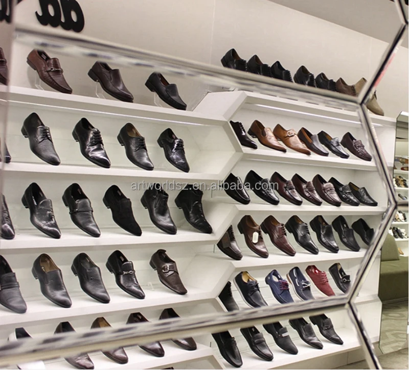 Artworld Displays Luxury Shoe Display Commercial Shoe Display Rack Retail Store Sports Shoe Stand Sneaker